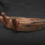 Precolumbian Inca Ritual Cocha Bowl with Triple Spouts and Geometric Art - Imagen 6