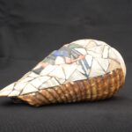 Inca Pututu Shell Trumpet – Mosaic Inlay with Warrior & Animal Motifs - Imagen 5