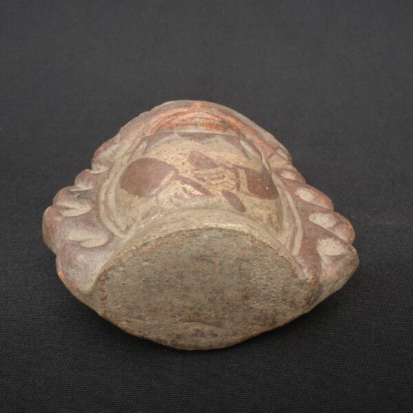 Ancient Moche Whistle – Priest Figure, Handcrafted Pre-Columbian Artifact - Imagen 9