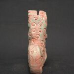 Moche Stone Feline Figure Holding Head – Pre-Columbian Ritual Sculpture - Imagen 3