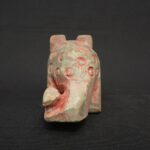 Moche Turquoise Stone Jaguar with Spondylus and Blue Gem Inlays - Imagen 3