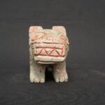 Moche Turquoise Stone Jaguar with Spondylus and Blue Gem Inlays - Imagen 5
