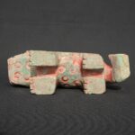 Moche Turquoise Stone Jaguar with Spondylus and Blue Gem Inlays - Imagen 7