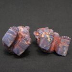 Inca Sodalite Figurines of Pachamama and Pachapapa with Shell Inlays - Imagen 9