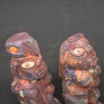 Inca Pair of Pachamama and Pachapapa in Sodalite Inlays - Imagen 5