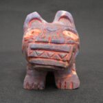 Inca Sodalite Feline Figure – Ritual Carving with Quartz Veins - Imagen 6