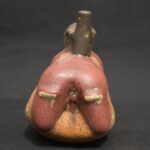 Nasca Erotic Ceramic Vessel – Male and Female Ritual Reproduction Scene - Imagen 2