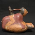 Nasca Erotic Ceramic Vessel – Male and Female Ritual Reproduction Scene - Imagen 3