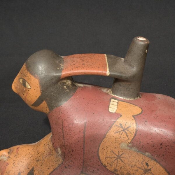 Nasca Erotic Ceramic Vessel – Male and Female Ritual Reproduction Scene - Imagen 5