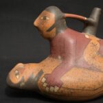 Nasca Erotic Ceramic Vessel – Male and Female Ritual Reproduction Scene - Imagen 6