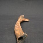 Ancient Bone Quena Flute with Human Carving – Decorative Artifact - Imagen 5