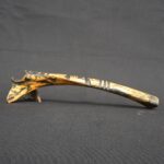 Hand-Carved Bone Quena with Ancient Symbolism – Display Collectible - Imagen 2