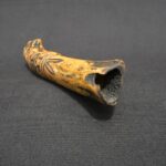 Hand-Carved Bone Quena with Ancient Symbolism – Display Collectible - Imagen 5