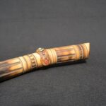 Handcrafted Curved Charango Horn with Gemstones and Andean Textiles - Imagen 11