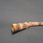 Handcrafted Curved Charango Horn with Gemstones and Andean Textiles - Imagen 13