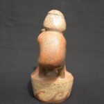 Moche Erotic Stirrup Vessel – Pre-Columbian Ritual Ceramic Sculpture - Imagen 7