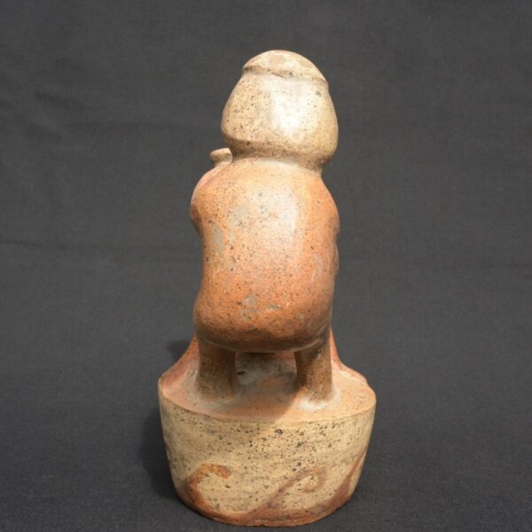 Moche Erotic Stirrup Vessel – Pre-Columbian Ritual Ceramic Sculpture - Imagen 7
