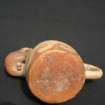Moche Erotic Stirrup Vessel – Pre-Columbian Ritual Ceramic Sculpture - Imagen 11