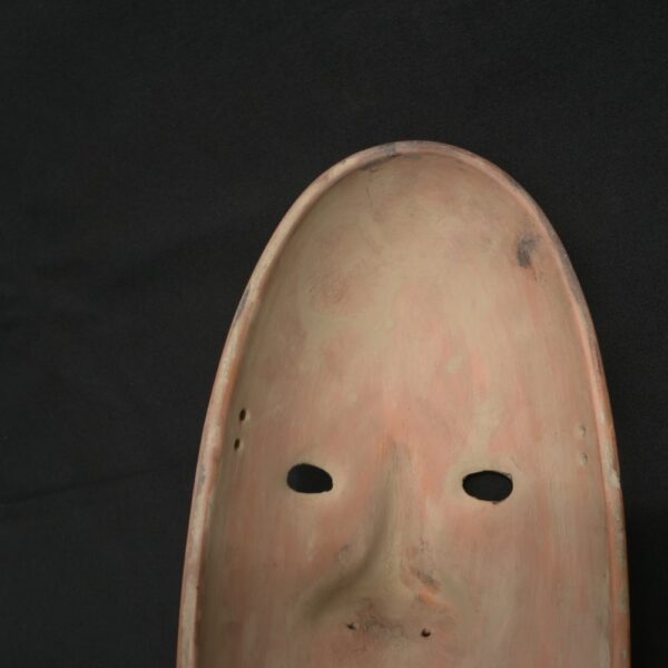 Paracas Ritual Mask in Ceramic – Geometric Motifs and Tribal Colors - Imagen 7