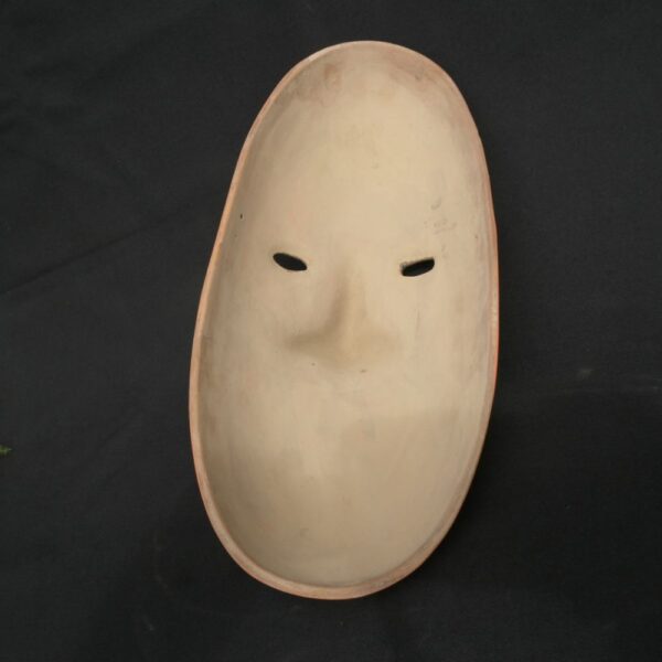 Ceramic Paracas Ritual Mask – Sacred Geometric and Feline Motifs - Imagen 6