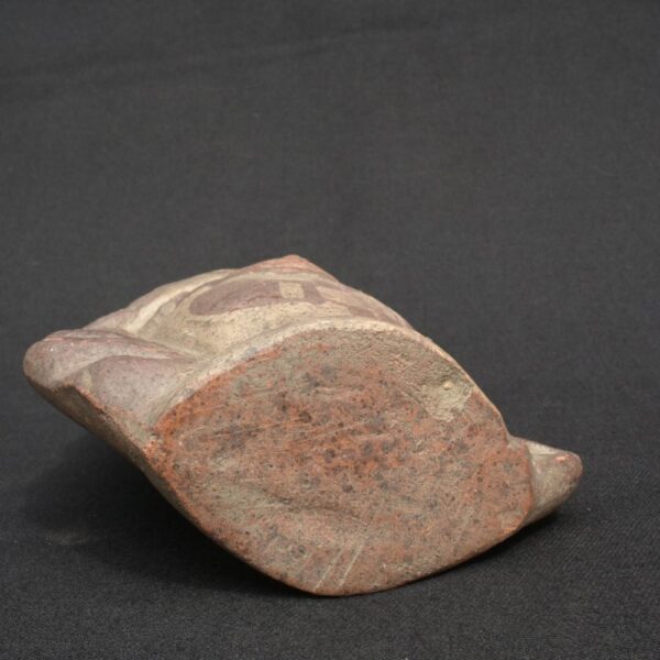 Moche Ritual Whistle – Sacred Ceramic Figure with Aura and Detail - Imagen 8