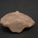 Moche Ceramic Ritual Whistle – Figure with Aura and Headdress - Imagen 10