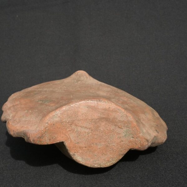 Moche Ritual Whistle – Seated Figure on Vessel with Aura Frame - Imagen 8