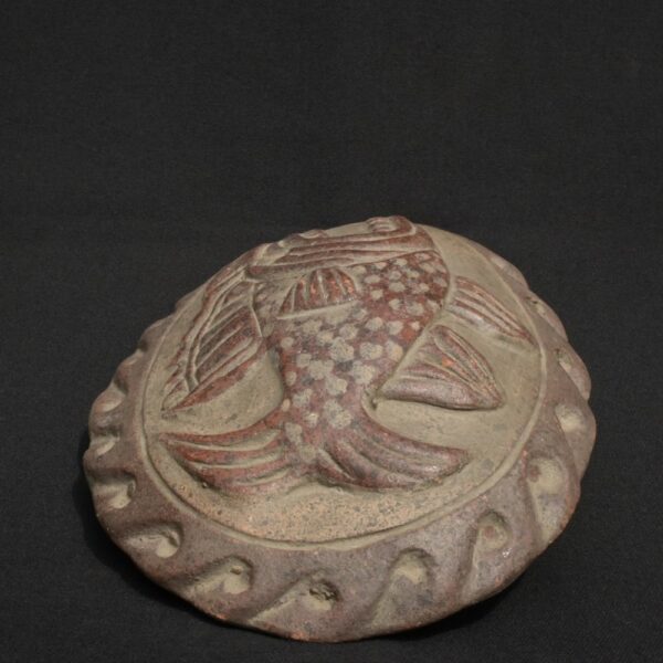 Moche Ritual Whistle – Prehistoric Fish Motif with Symbolic Aura - Imagen 2