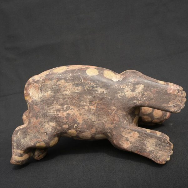 🟡Moche Feline Stirrup-Spout Vessel – Pre-Columbian Ceremonial Pot - Imagen 14