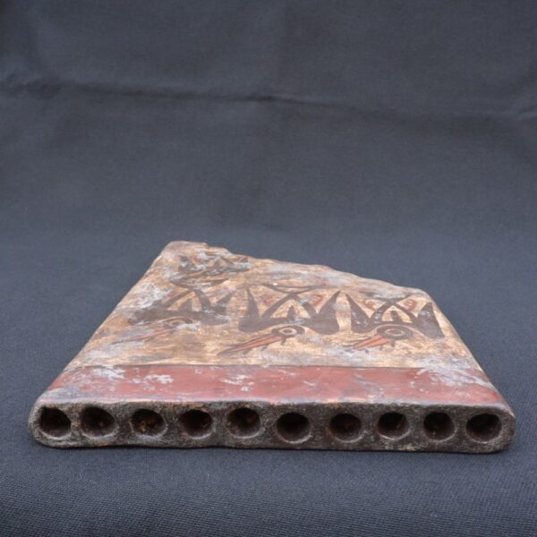 📌Nazca ceramic antara with bird-shaped designs: ancient ritual instrument of Antara - Imagen 4