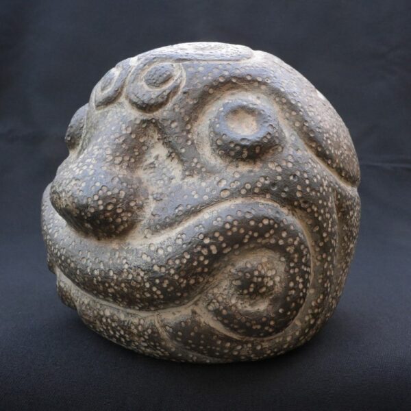 ✨Chavín ceramic ritual head: pre-Columbian ceremonial piece - Imagen 2