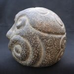 ✨Chavín ceramic ritual head: pre-Columbian ceremonial piece - Imagen 3