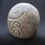 ✨Chavín ceramic ritual head: pre-Columbian ceremonial piece - Imagen 4