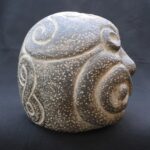 ✨Chavín ceramic ritual head: pre-Columbian ceremonial piece - Imagen 7