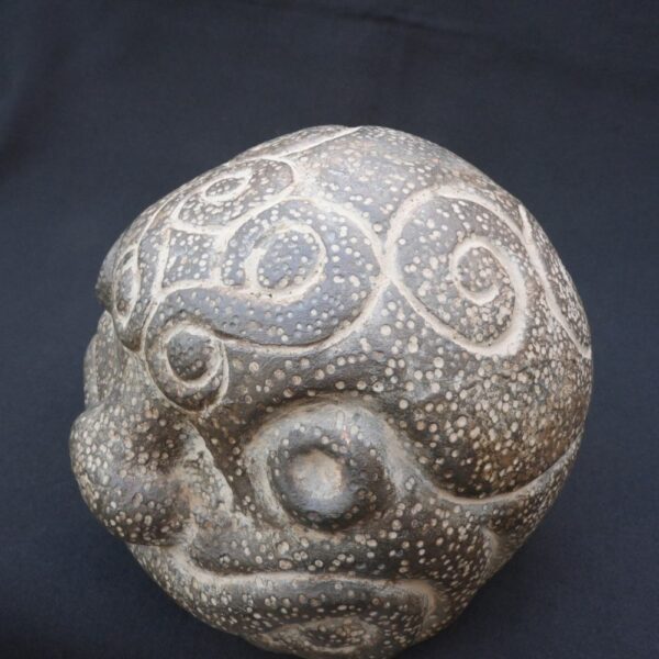 ✨Chavín ceramic ritual head: pre-Columbian ceremonial piece - Imagen 11