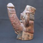 🔥 Handcrafted ceramic vessel with an erotic theme – Pre-Columbian inspiration - Imagen 2