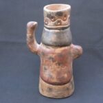 🔥 Handcrafted ceramic vessel with an erotic theme – Pre-Columbian inspiration - Imagen 3