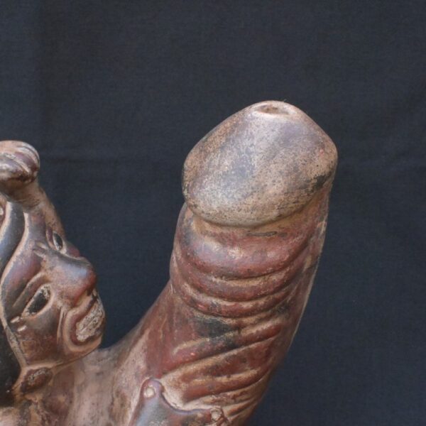 🔥 Handcrafted ceramic vessel with an erotic theme – Pre-Columbian inspiration - Imagen 6