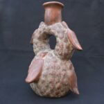 🏷️Chavín Ritual Fruit-Shaped Vessel | Ancient Pre-Columbian Bottle - Imagen 2
