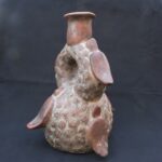 🏷️Chavín Ritual Fruit-Shaped Vessel | Ancient Pre-Columbian Bottle - Imagen 6
