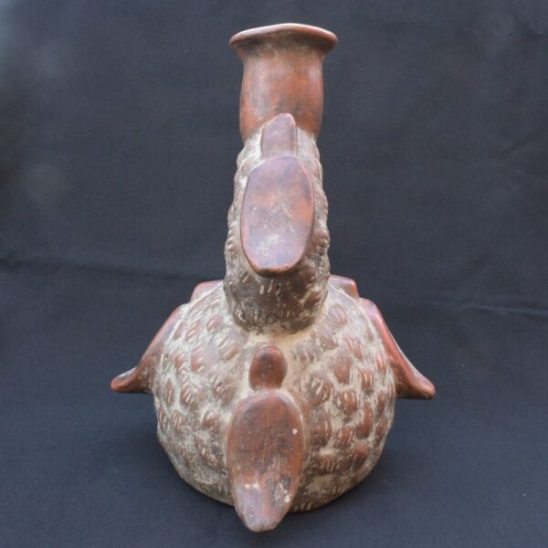 🏷️Chavín Ritual Fruit-Shaped Vessel | Ancient Pre-Columbian Bottle - Imagen 7