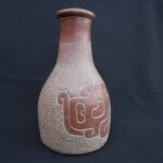 🏷️Chavín Ritual Ceramic Bottle | Ancient Peruvian Sacred Symbol Vessel - Imagen 7