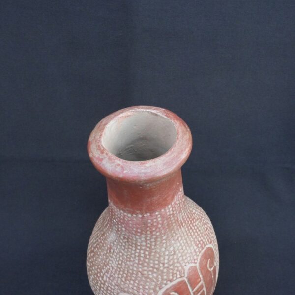 🏷️Chavín Ritual Ceramic Bottle | Ancient Peruvian Sacred Symbol Vessel - Imagen 8