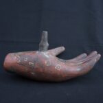 🏷️Nazca Esoteric Hand Bottle | Ancient Ritual Pottery with Eye Symbol - Imagen 2