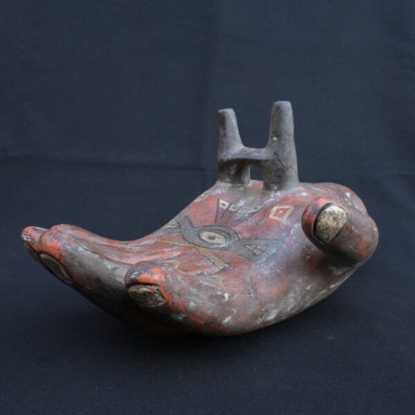 🏷️Nazca Esoteric Hand Bottle | Ancient Ritual Pottery with Eye Symbol - Imagen 5