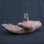 🏷️Nazca Esoteric Hand Bottle | Ancient Ritual Pottery with Eye Symbol - Imagen 6