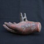 🏷️Nazca Esoteric Hand Bottle | Ancient Ritual Pottery with Eye Symbol - Imagen 7