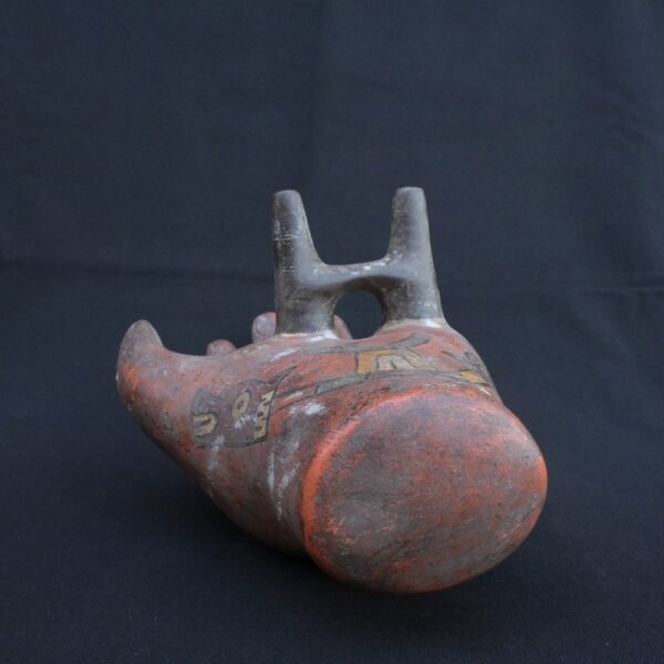 🏷️Nazca Esoteric Hand Bottle | Ancient Ritual Pottery with Eye Symbol - Imagen 8