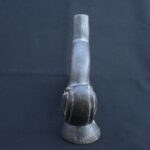🏷️Black Moche bottle with monkey – unique pre-Columbian ritual pottery - Imagen 7
