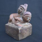 🏷️Moche Erotic Ceramic Vessel – Ancient Pre-Columbian Ritual Bottle - Imagen 2
